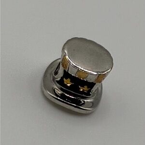 Vintage Danbury Mint Signed Uncle Sam Hat Charm